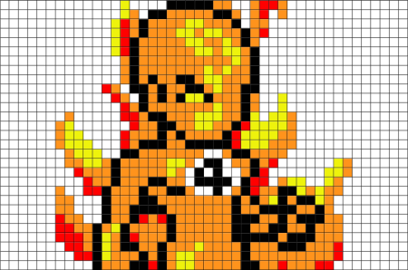 Human Torch пиксель