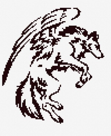 Тату волк трайбл