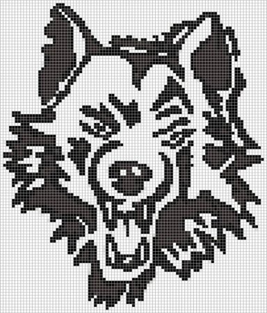 Жаккард волк