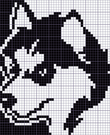 Жаккард хаски