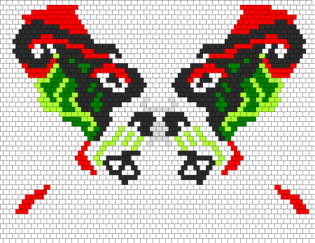 Рисунки по клеткам Геншин