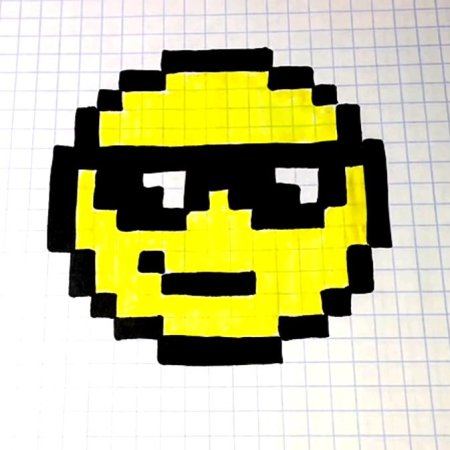 Смайлы по клеткам