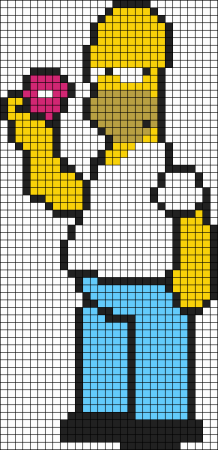 Рисунки по клеточкам Simson