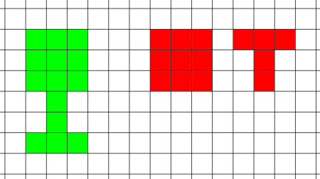 Фигуры из клеточек