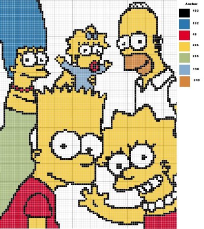 Симпсоны в клеточку