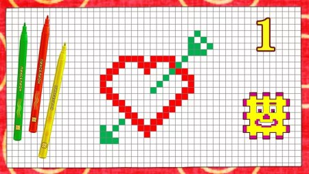 Рисунки по клеточкам простые