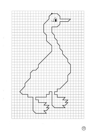 Птицы. Графические диктанты