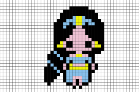 Принцессы по клеточкам маленькие