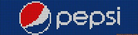 Рисунки по клеткам пепси