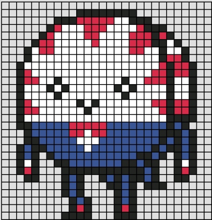 Значки по клеточкам в тетради