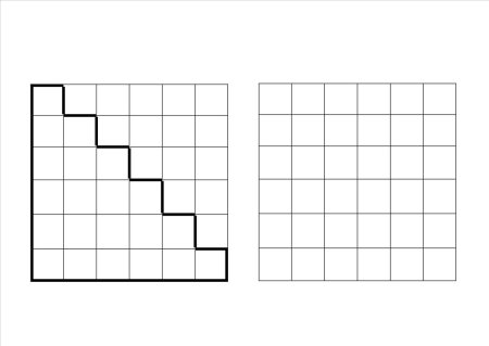 Графические занятия клеточкам