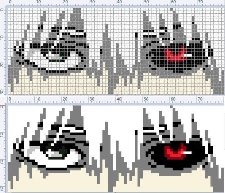 Фенечки схемы аниме Токийский гуль