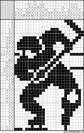 Хоккеисты в японских кроссвордах