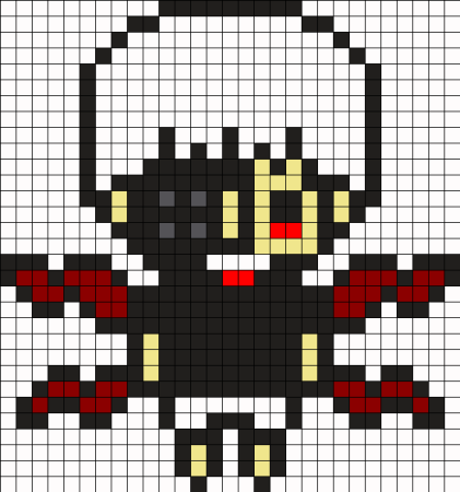 Канеки по клеточкам в тетради