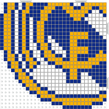 Вышивка крестом логотип Реал Мадрид