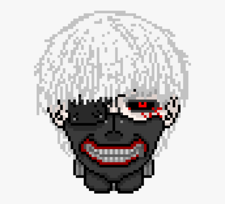 Канеки Кен в пикселях