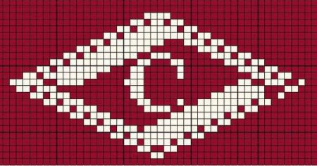 Фенечка Спартак схема