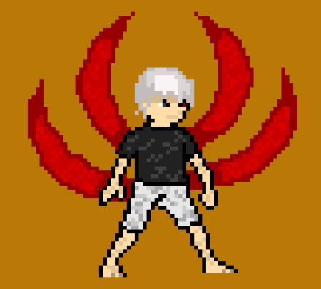 Канеки Кен Pixel Art