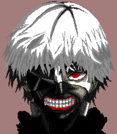 Канеки Кен вышивка