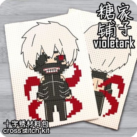 Токийский гуль схема вышивки