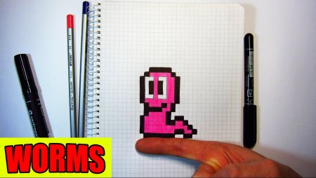 Помада по клеточкам