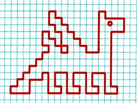 Рисование по клеточкам для детей