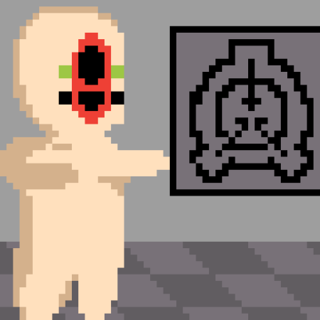SCP знак пиксели
