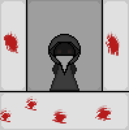 Знак SCP фонда по клеточкам