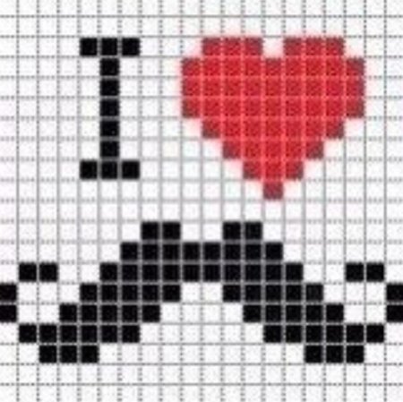 Губы по клеткам