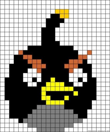 Энгри бердз по клеточкам