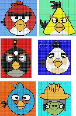 Термомозаика Энгри бердз