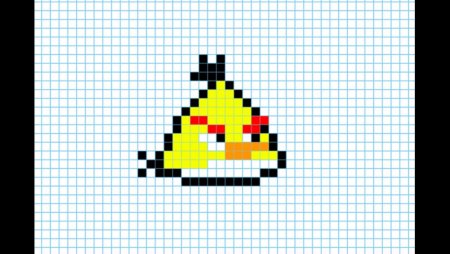 Энгри бердз по клеточкам