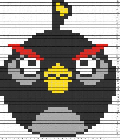 Энгри бердз пиксель арт