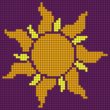 Солнце крестиком