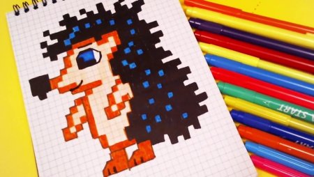 Пиксельный еж