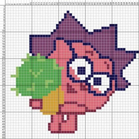 Вышивка крестом Смешарики