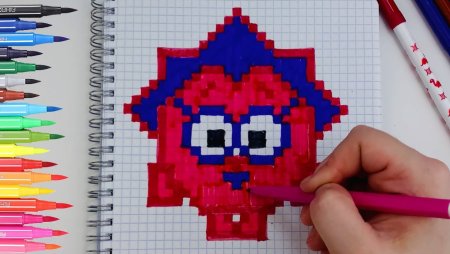 Мини рисунки по клеткам