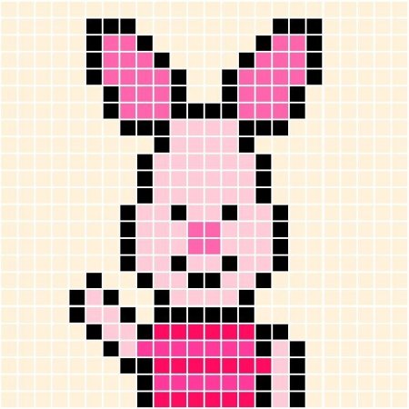 Хрюшки по клеткам