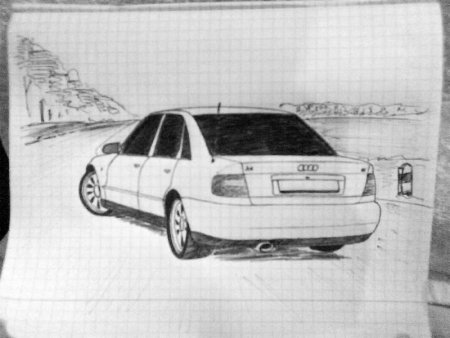 ВАЗ 2107 по клеткам