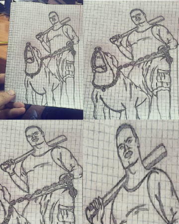 Рисунки из ГТА 5 карандашом