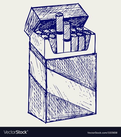 Рисунки для срисовки сигареты