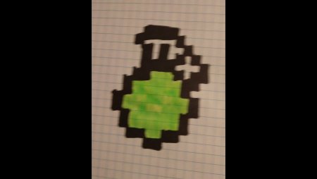 Рисование по клеткам граната