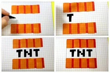 Вещи из МАЙНКРАФТА по клеточкам