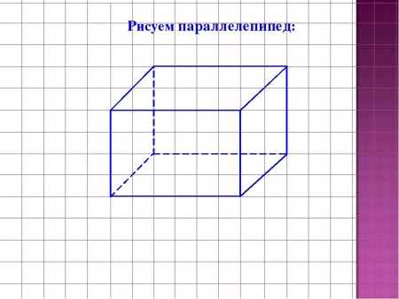 Параллелепипед чертить