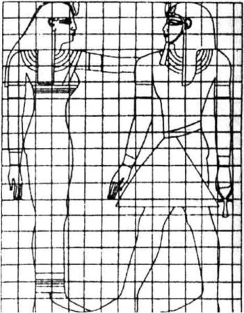 Канон фигуры человека в древнем Египте