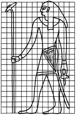 Канон изображения человека в древнем Египте