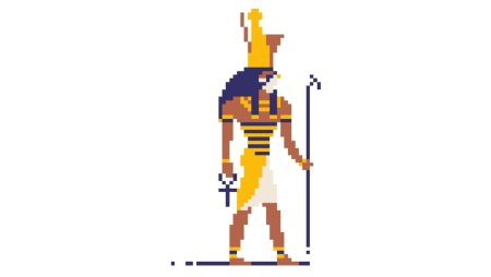 Пиксельный фараон