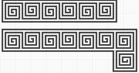 Греческий узор Меандр