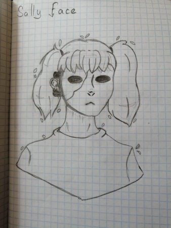 Рисунки по клеточкам Салли фейс