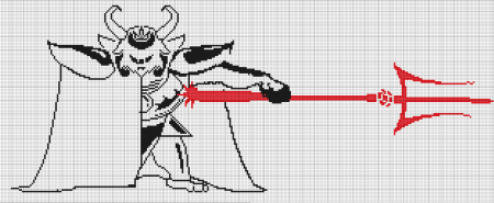 Азгор по клеточкам в тетради